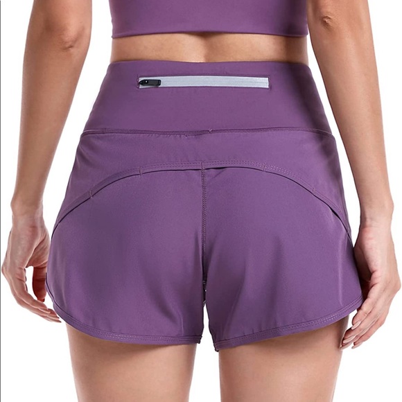 Purple Amazon athletic running shorts - Picture 2 of 8